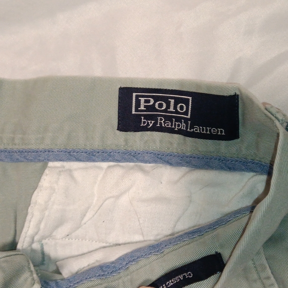 Polo by Ralph Lauren Men's Green Chino Classic Fit Shorts - Picture 4 of 8